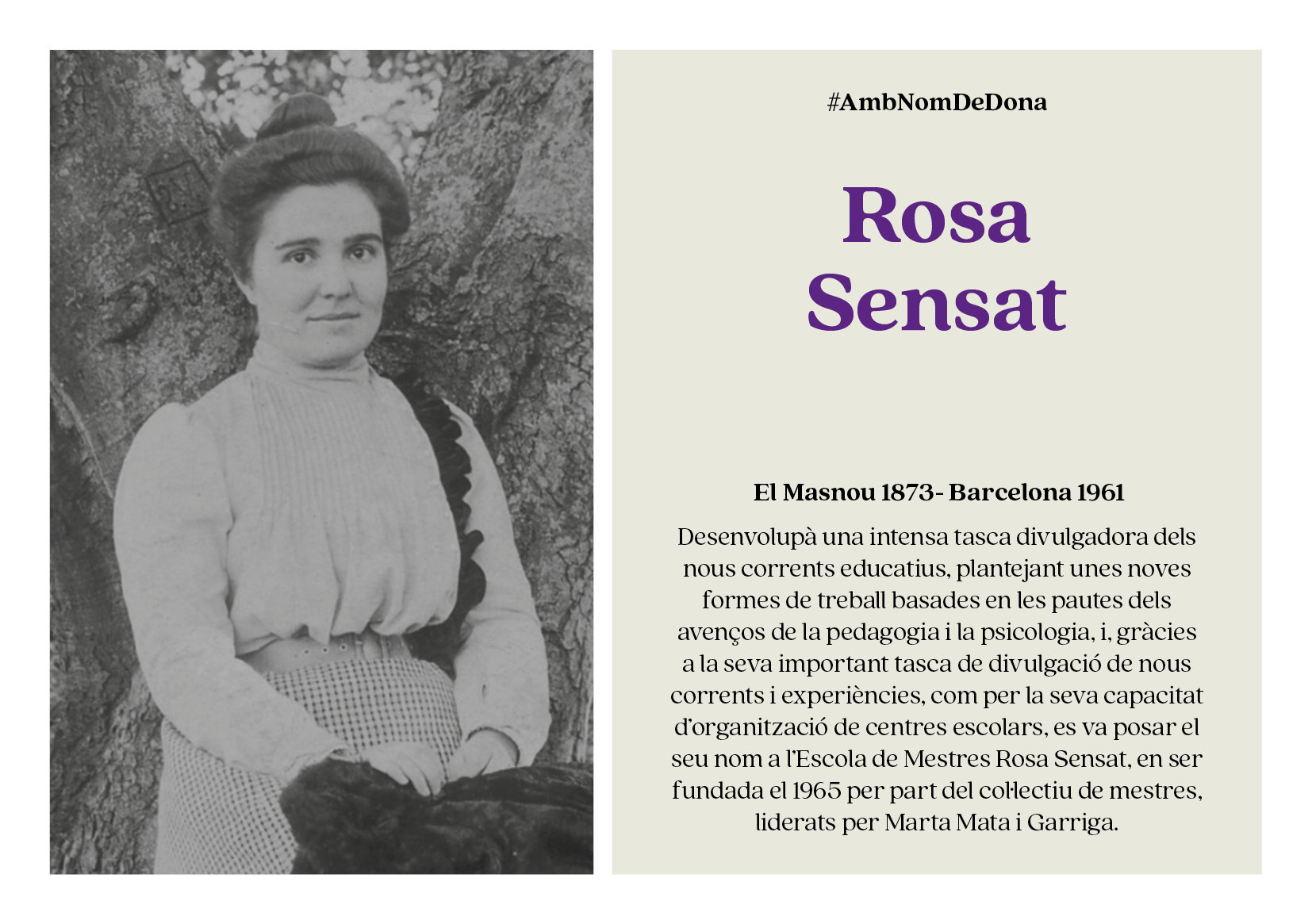Imatge pels mitjans: Rosa Sensat    
