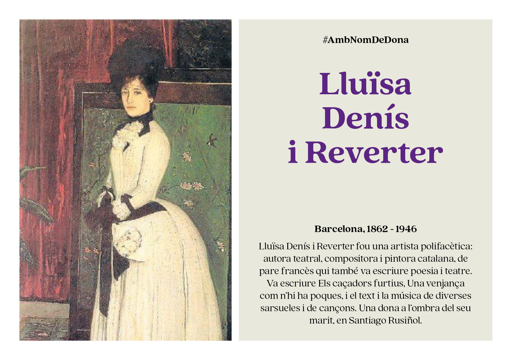 Imatge pels mitjans: Lluïsa Denís i Reverter