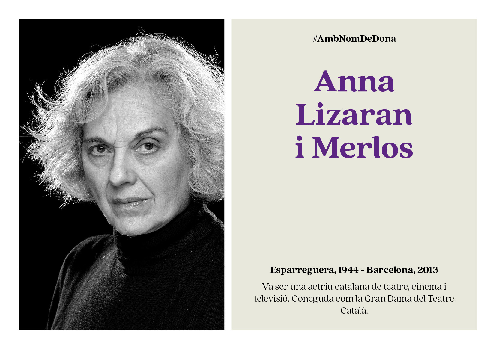 Imatge pels mitjans: Anna Lizaran i Merlos