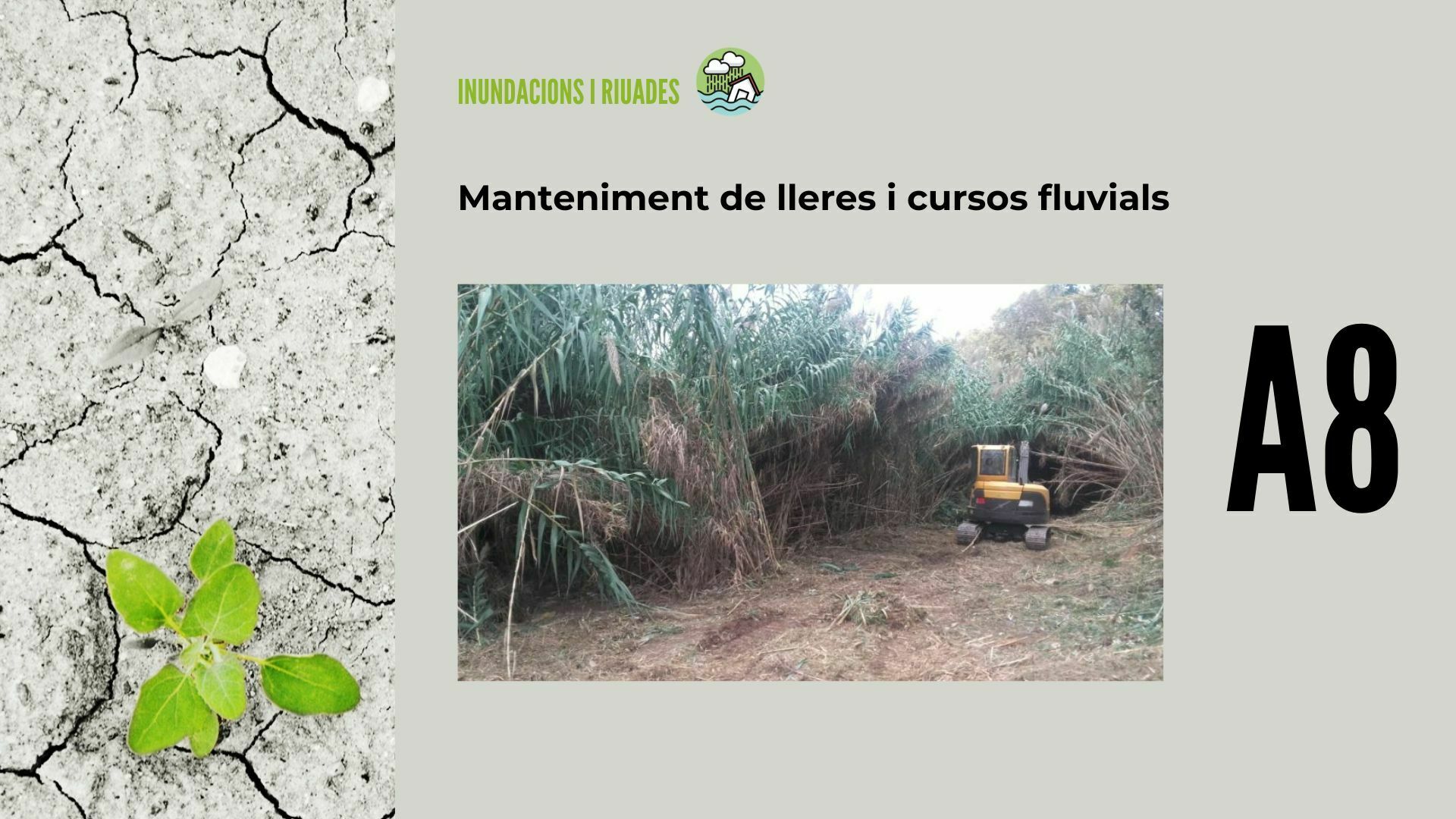 Imatge pels mitjans: A8 - Manteniment de lleres i cursos fluvials